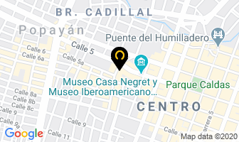 Mapa de Muebles Art Pop en Popayán
