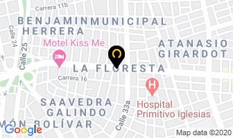 Mapa de Muebles Auge en Cali