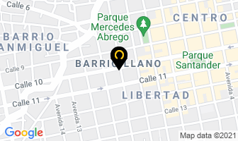 Mapa de Muebles B Y Q en Cúcuta