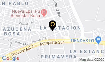 Mapa de Muebles & Cocinas Jorge Rincon en Bogotá D.C
