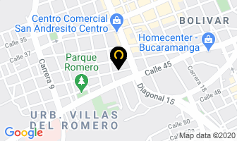 Mapa de Muebles Confort en Bucaramanga