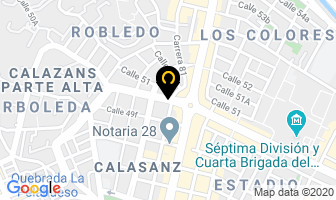 Mapa de Muebles Confortubos en Medellín