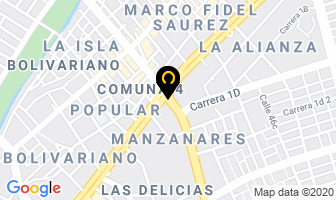 Mapa de Muebles Deluxe en Cali