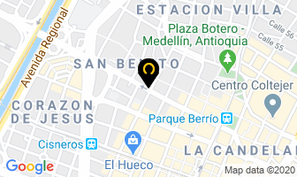 Mapa de Muebles Dummi en Medellín