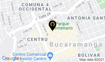 Mapa de Muebles Duque en Bucaramanga