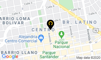 Mapa de Muebles Eben-ezer en Cúcuta