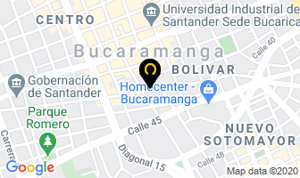 Mapa de Muebles Ecxell en Bucaramanga
