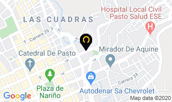 Mapa de Muebles El Cedro en Pasto