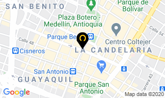 Mapa de Muebles El Cedro en Medellín