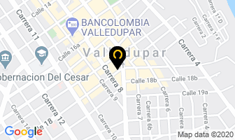 Mapa de Muebles El Rey en Valledupar