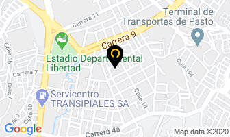Mapa de Muebles Escolares Las Lunas en Pasto