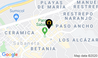 Mapa de Muebles Ibet en Sabaneta