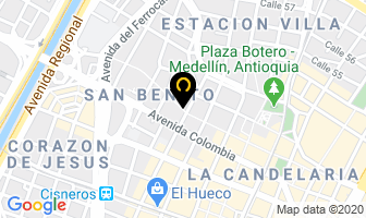 Mapa de Muebles Juventud S.a. en Medellín