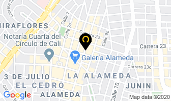 Mapa de Muebles Kandra en Cali