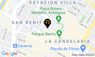 Mapa de Muebles La Esmeralda en Medellín