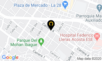 Mapa de Muebles Luzyi en Ibagué