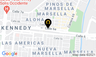 Mapa de Muebles Marsella en Bogotá D.C