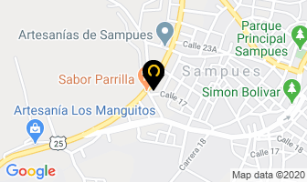 Mapa de Muebles Omar Artesanias en Sampues
