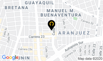 Mapa de Muebles Para Peluquería Luisandre en Cali