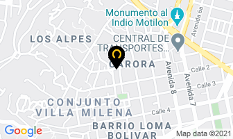 Mapa de Muebles Rangel en Cúcuta