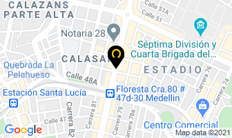 Mapa de Muebles Rústicos & Modernos en Medellín