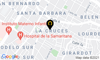 Mapa de Muebles Santa Bárbara en Bogotá D.C