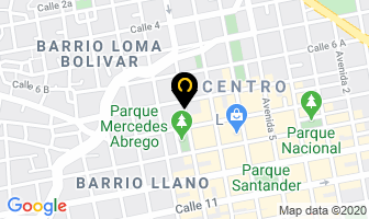 Mapa de Muebles Sebastián en Cúcuta