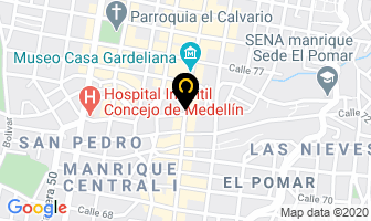 Mapa de Muebles Y Diseños en Medellín