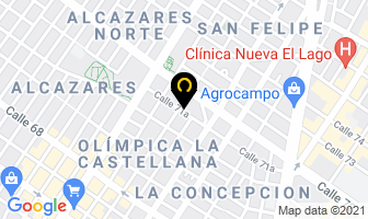 Mapa de Muebles Y Sistemas S.a. en Bogotá D.C