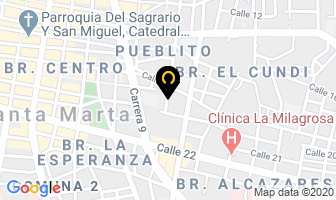 Mapa de Muebletronic Ltda. en Santa Marta
