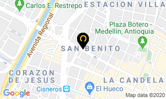 Mapa de Mueblicoser en Medellín