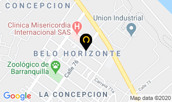 Mapa de Multiacabados Ltda. en Barranquilla