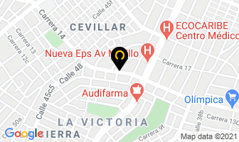 Mapa de Multiaccesos Ltda en Barranquilla