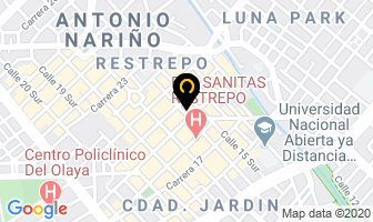 Mapa de Multibellacosmetic S.a.s en Bogotá D.C