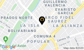 Mapa de Multibelleza Las Trilliz en Cali