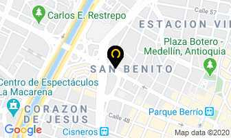 Mapa de Multiceramica San Benito S.a.s en Medellín