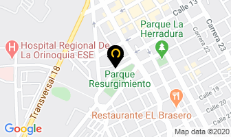 Mapa de Multiceramicas Del Casanare en Yopal