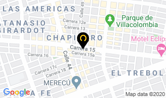 Mapa de Multiceramicas La 15 en Cali