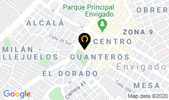 Mapa de Multicolchones en Envigado