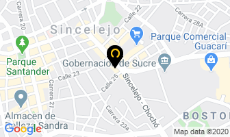 Mapa de Multicolor Express en Sincelejo