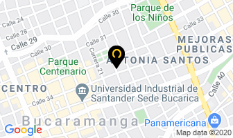 Mapa de Multideportes en Bucaramanga