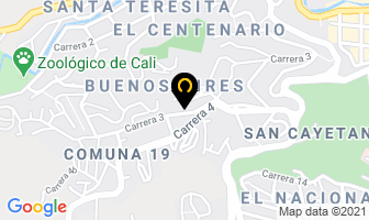 Mapa de Multiempresariales San Diego en Cali
