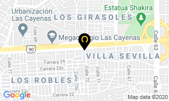 Mapa de Multieventos en Barranquilla