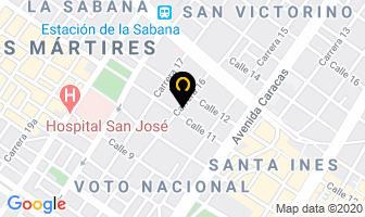 Mapa de Multimallas Ltda. en Bogotá D.C