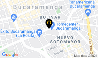 Mapa de Multimuebles El Llanero en Bucaramanga