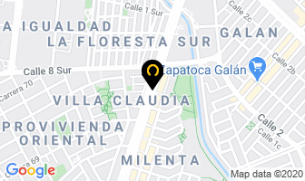 Mapa de Multinacional De Dotaciones en Bogotá D.C