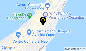 Mapa de Multiópticas S.a. en Cartagena