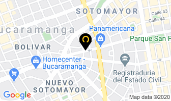 Mapa de Multiquímicos en Bucaramanga