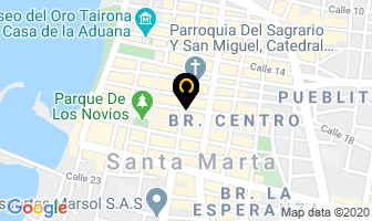Mapa de Multirecargas Y Servicios en Santa Marta