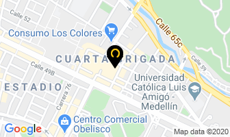 Mapa de Multirelojes en Medellín